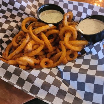 Whistle Punk Brewing - These fries are from Heritage next door. Pesto ranch is a must. - Breweries Near Me - Spokane, Washington Whistle Punk Brewing - These fries are from Heritage next door. Pesto ranch is a must. - Breweries Near Me - Spokane, Washington