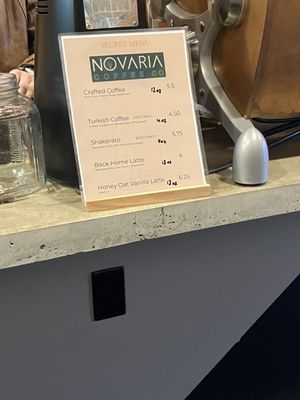 Menu photo 2 Novaria Coffee Pittsburgh, PA