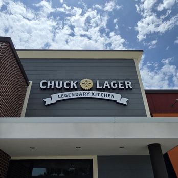 Chuck Lager - Restaurant's Up Close Sign - American Near Me - Fort Myers, Florida