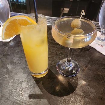 Apropoe's - Happy Hour Oeange Crush on a Sunday and a Dirty Martini. - New American Near Me - Baltimore, Maryland