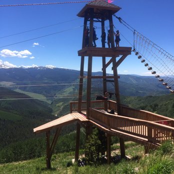 Epic Discovery - A close up of the $199 ziplining activity. Gorgeous view. - Amusement Parks Near Me - Vail, Colorado