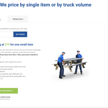 1-800-GOT-JUNK? San Antonio - Website quoted price for  a single item is extremely misleading and should be changed. - Junk Removal & Hauling Near Me - Live Oak, Texas