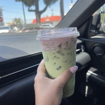 Drinx - Strawberry matcha - Coffee & Tea Near Me - Downey, California Drinx - Strawberry matcha - Coffee & Tea Near Me - Downey, California