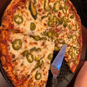 Giovanni's Pizza - Pepperoni, sausage, mushrooms and jalapeños - Pizza Near Me - Shelbyville, Kentucky Giovanni's Pizza - Pepperoni, sausage, mushrooms and jalapeños - Pizza Near Me - Shelbyville, Kentucky