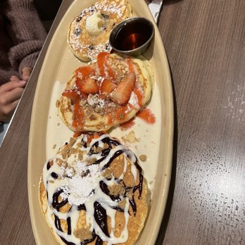 Snooze, an A.M. Eatery - Signature Pancake Flight - Breakfast & Brunch Near Me - Phoenix, Arizona
