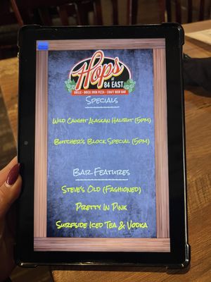 Menu photo 2 Hops at 84 East Holland, MI