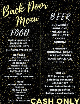 Backdoor Cafe by null