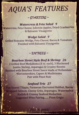 Menu photo 5 Aqua Restaurant Guntersville, AL Menu photo 5 Aqua Restaurant Guntersville, AL