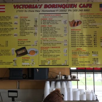 Victoria's Borinquen Cafe - Puerto Rican Near Me - Homestead, Florida