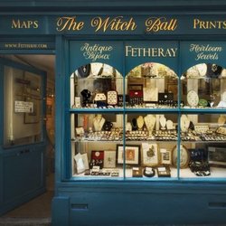 Witch Ball - Fetheray and The Witch Ball. Antique jewellery, maps & prints.