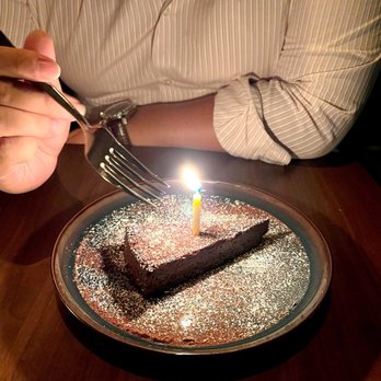 Matu - Chocolate cake (flourless) with sea salt. - Steakhouses Near Me - Beverly Hills, California Matu - Chocolate cake (flourless) with sea salt. - Steakhouses Near Me - Beverly Hills, California