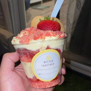 Better Together Sweets - Strawberry Shortcake Pudding! Absolutely F**king Delicious - Desserts Near Me