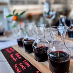 Cork & Knife - Yummy wine flight:)
