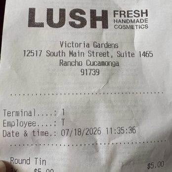 Lush - Cosmetics & Beauty Supply Near Me - Rancho Cucamonga, California