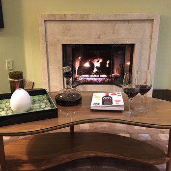 The JUST INN - The fireplace in our room, which was set up so nicely for our arrival. - Bed & Breakfast Near Me - Paso Robles, California