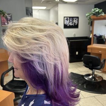 Hairdays Salon - Another photo of my hair dyed purple. If you'd like to know how it was accomplished, contact Martha xoxo - Hair Salons Near Me - Surprise, Arizona Hairdays Salon - Another photo of my hair dyed purple. If you'd like to know how it was accomplished, contact Martha xoxo - Hair Salons Near Me - Surprise, Arizona