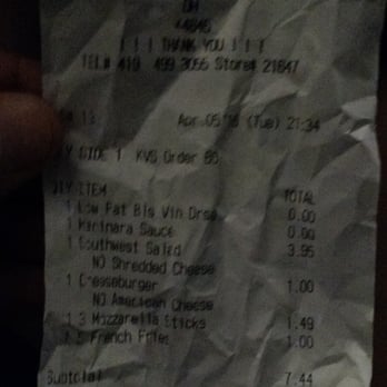McDonald's - Companion crumpled receipt... Like I wasn't going to photograph it! - Fast Food Near Me - Milan, Ohio McDonald's - Companion crumpled receipt... Like I wasn't going to photograph it! - Fast Food Near Me - Milan, Ohio