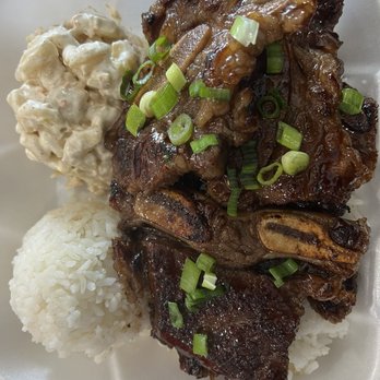 Aloha Grill - A Hawaiian BBQ - Aloha Kalbi Ribs, two scoops of rice, and Mac salad - Hawaiian Near Me - Tualatin, Oregon Aloha Grill - A Hawaiian BBQ - Aloha Kalbi Ribs, two scoops of rice, and Mac salad - Hawaiian Near Me - Tualatin, Oregon
