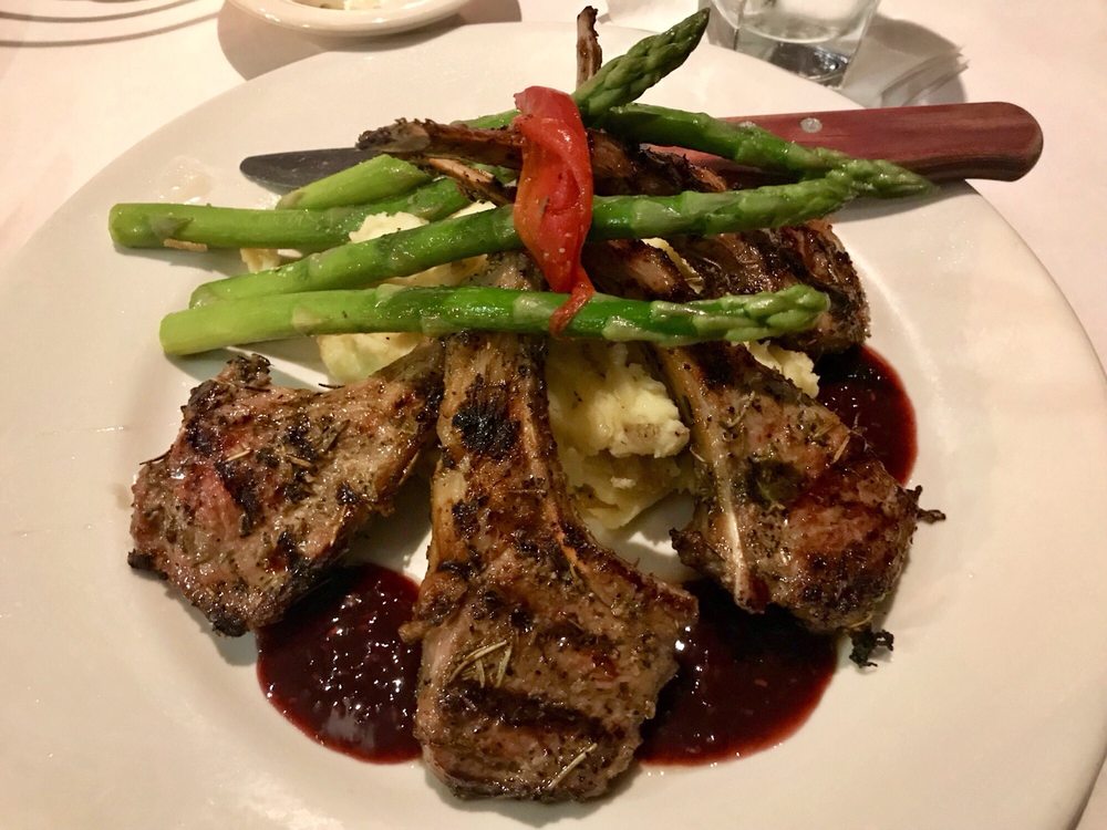Order AUSTRALIAN LAMB CHOPS (gf) food online from Brighton Bar & Grill store, Brighton on bringmethat.com