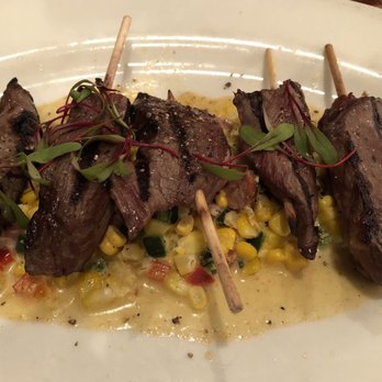Rick's Chophouse - Waygu beef skewers - substitute creole corn - Seafood Near Me - McKinney, Texas Rick's Chophouse - Waygu beef skewers - substitute creole corn - Seafood Near Me - McKinney, Texas