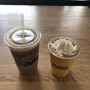 Blenz Coffee Whistler - Iced Americano and dark chocolate mocha - Coffee & Tea Near Me - Whistler, British Columbia