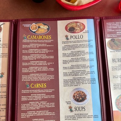 Menu photo 2 El Columpio Mitchell, SD Menu photo 2 El Columpio Mitchell, SD
