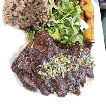 Cantina Mexicana - Yumm steak,Moro,, sweet plantain and salad - Seafood Near Me - Stamford, Connecticut Cantina Mexicana - Yumm steak,Moro,, sweet plantain and salad - Seafood Near Me - Stamford, Connecticut