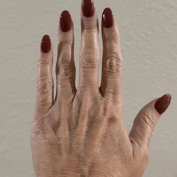California Nails - I got the dip nails and look how beautiful my nails are and the shape of them!! - Nail Salons Near Me - Orlando, Florida