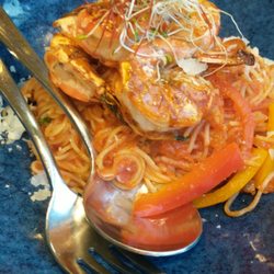 Deer Kitchen - Spaghetti with prawns