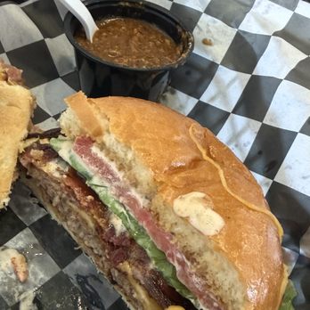 Mudman Burgers - Whitefish - Mudman burger with chili on the side - Burgers Near Me - Whitefish, Montana Mudman Burgers - Whitefish - Mudman burger with chili on the side - Burgers Near Me - Whitefish, Montana