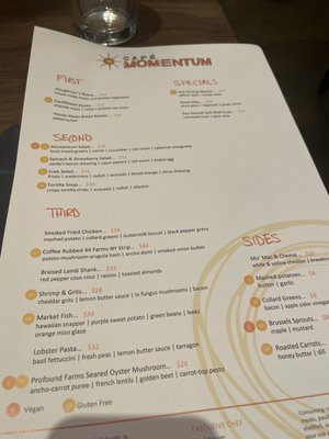 Menu photo 3 Cafe Momentum Dallas Dallas, TX Menu photo 3 Cafe Momentum Dallas Dallas, TX