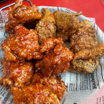 The Fry - a plate of fried chicken wings - Korean Near Me - Toronto, Ontario