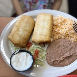 Mara's Grill - Chicken chimichangas