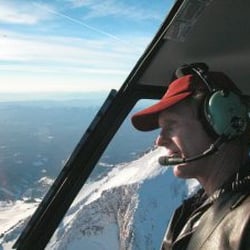 Air Shasta Rotor & Wing - Dave Everson flying a couple on a scenic helicopter tour in the beautiful Trinity Alps. Wish you were here!