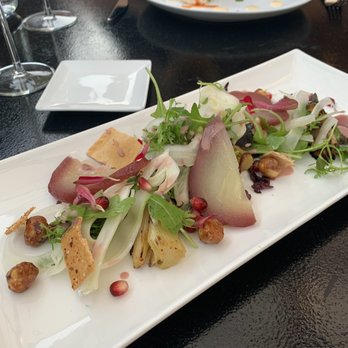 Allora - poached pear & hazelnuts - Wine Bars Near Me - Sacramento, California