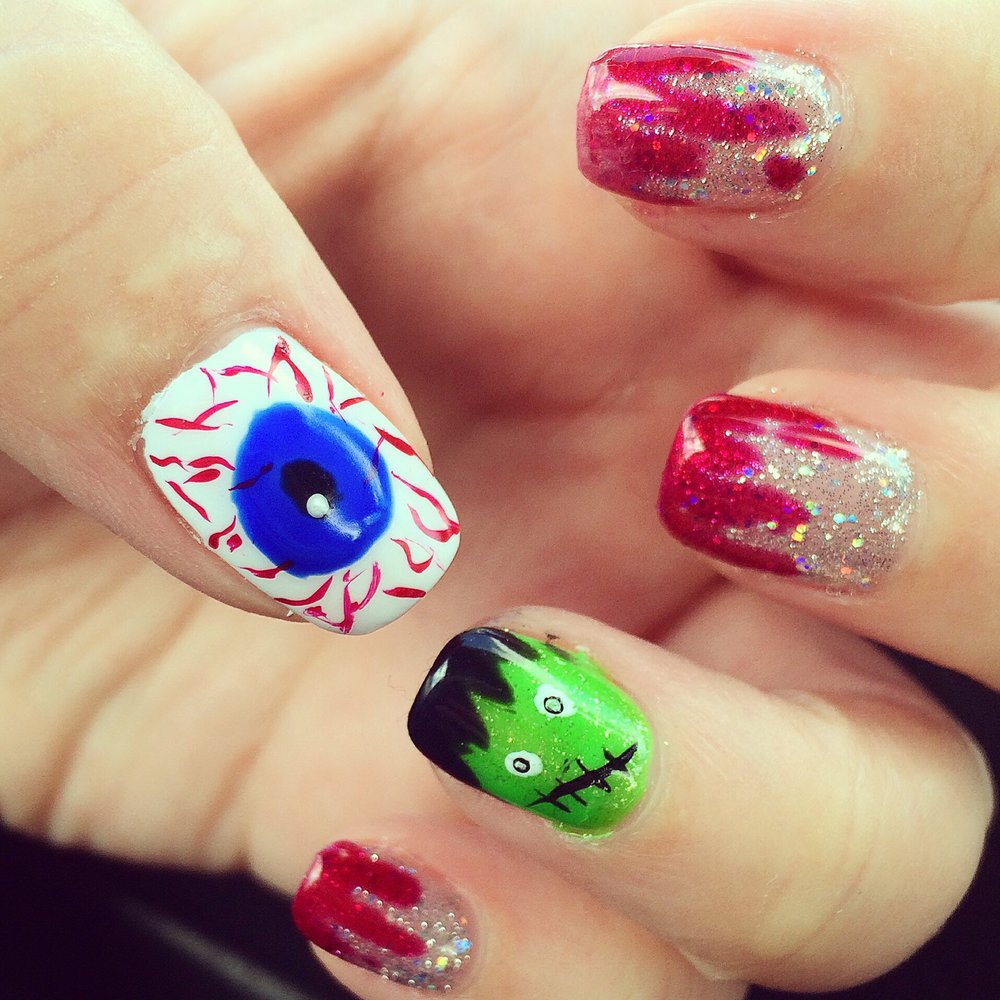 World Nails - Norma's artwork (Halloween) - Nail Salons Near Me - Bay City, Michigan World Nails - Norma's artwork (Halloween) - Nail Salons Near Me - Bay City, Michigan