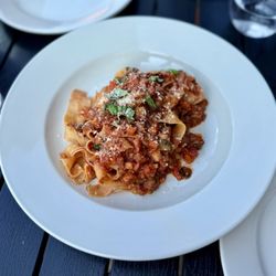 Piazzi - Bolognese with handmade pasta (pappardelle, veal shoulder, short rib, pancetta, parmesan)