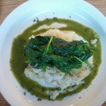 1800 Cafe - crushed black paper cod fish on mashed potatoes topped with spinning with parsley sauce - American Near Me - Concord, California 1800 Cafe - crushed black paper cod fish on mashed potatoes topped with spinning with parsley sauce - American Near Me - Concord, California