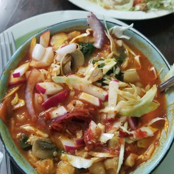 Borreguitas Bar Express - Pozole!!!! So delicious! - Mexican Near Me - Pomona, California