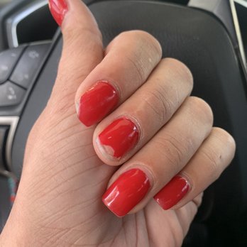 iNails - 3 days after 2 chipped nails on left - Nail Salons Near Me - Simi Valley, California