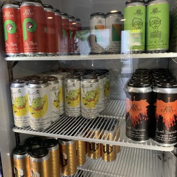 Brewery ARS - a refrigerator filled with cans of beer - Breweries Near Me - Philadelphia, Pennsylvania