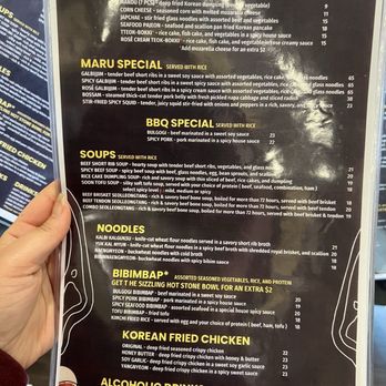 Maru Korean Bistro - Menu - Barbeque Near Me - Fairfield, California Maru Korean Bistro - Menu - Barbeque Near Me - Fairfield, California
