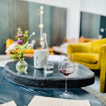 Marine Layer Wines - a glass of wine on a table - Wine Tasting Room Near Me - Healdsburg, California Marine Layer Wines - a glass of wine on a table - Wine Tasting Room Near Me - Healdsburg, California