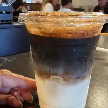 Lua kitchen - Ca Phe Khoai Mon/Iced Coffee with Condensed Milk - Seafood Near Me - Garland, Texas Lua kitchen - Ca Phe Khoai Mon/Iced Coffee with Condensed Milk - Seafood Near Me - Garland, Texas