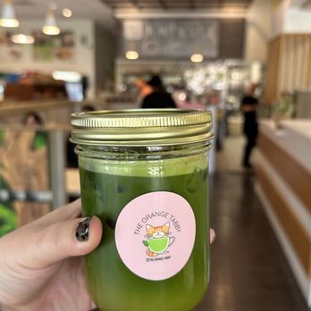 The Orange Tabby - Yuzu Matcha Tonic - Coffee & Tea Near Me - San Jose, California