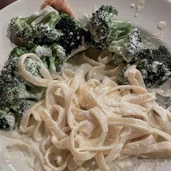 Durum Restaurant and Bar - Alfredo noodles and undercooked broccoli. Two plates of this for $37!!