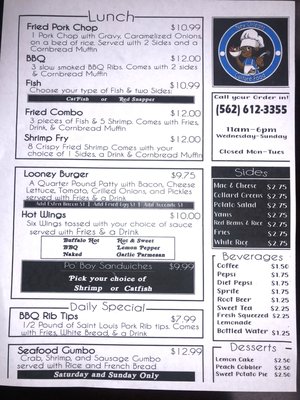 Menu photo 1 J Looney's Long Beach, CA Menu photo 1 J Looney's Long Beach, CA