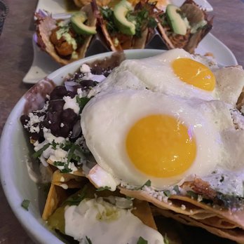 Aki Fresh Mex - Anytime Chilaquiles Verdes - Mexican Near Me - Marina, California Aki Fresh Mex - Anytime Chilaquiles Verdes - Mexican Near Me - Marina, California