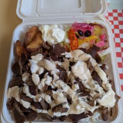 Pita Melt - Beef donair platter
