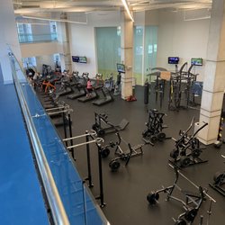 Compuware Wellness Center - Plenty of free weights and cardio machines... added bonus, Racquet ball room.